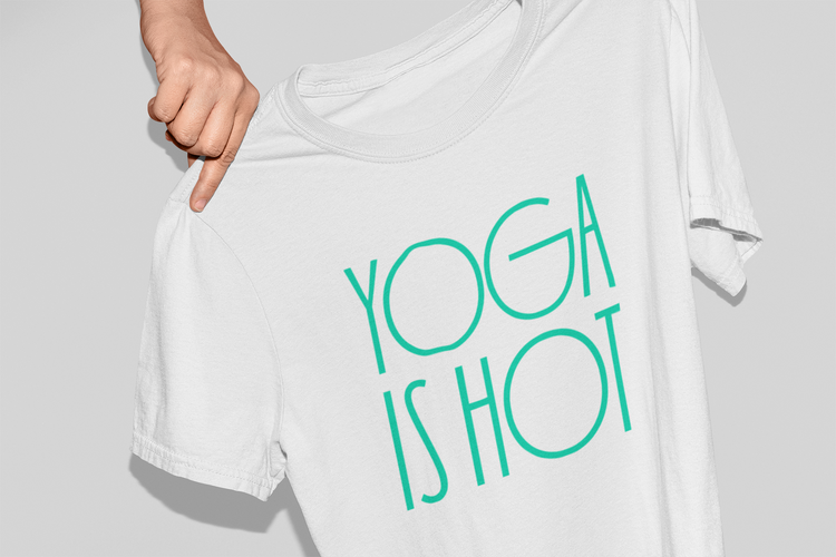 Yoga ist heiß - I: Grün