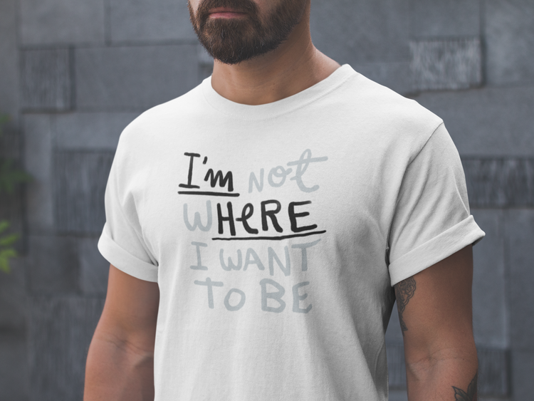 I'm not where I want to be (I'm here)