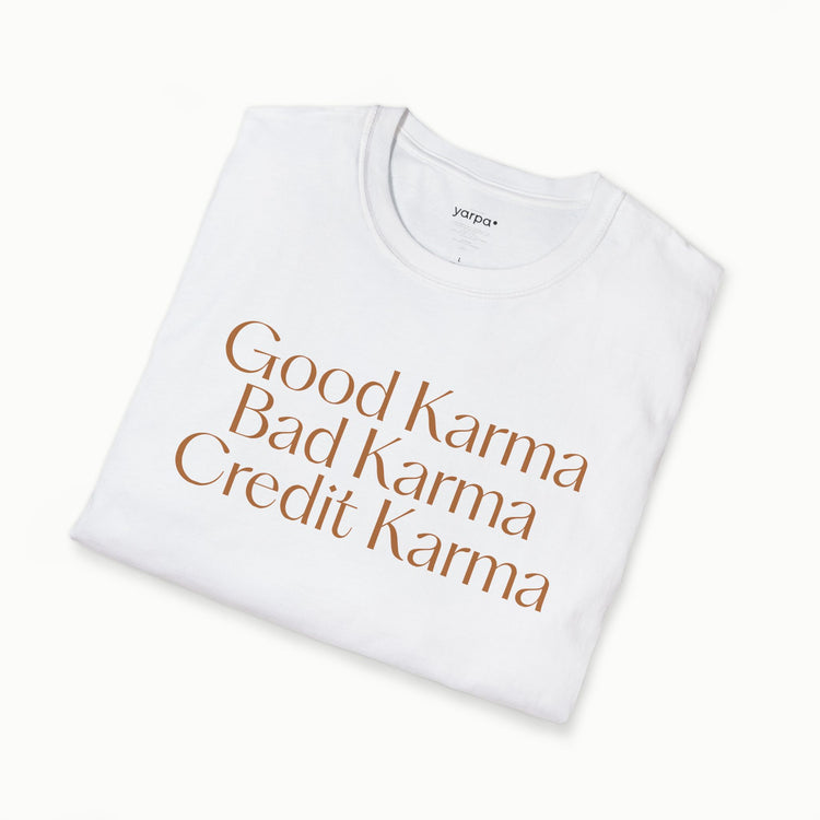 Gutes Karma. Schlechtes Karma. Kreditkarma.