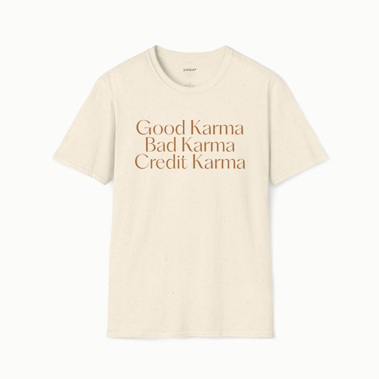 Gutes Karma. Schlechtes Karma. Kreditkarma.