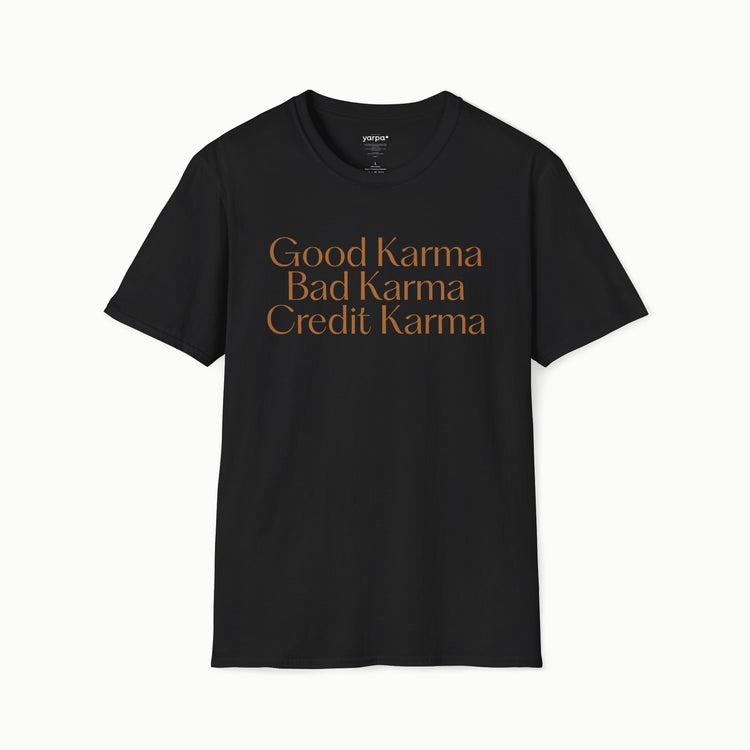 Gutes Karma. Schlechtes Karma. Kreditkarma.
