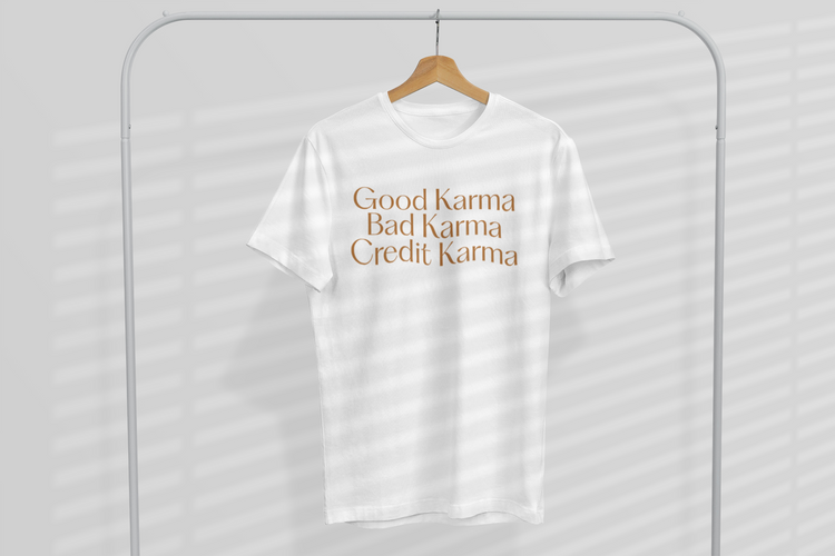 Gutes Karma. Schlechtes Karma. Kreditkarma.