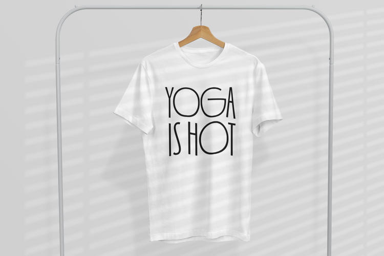 Yoga is hot - I : B&W