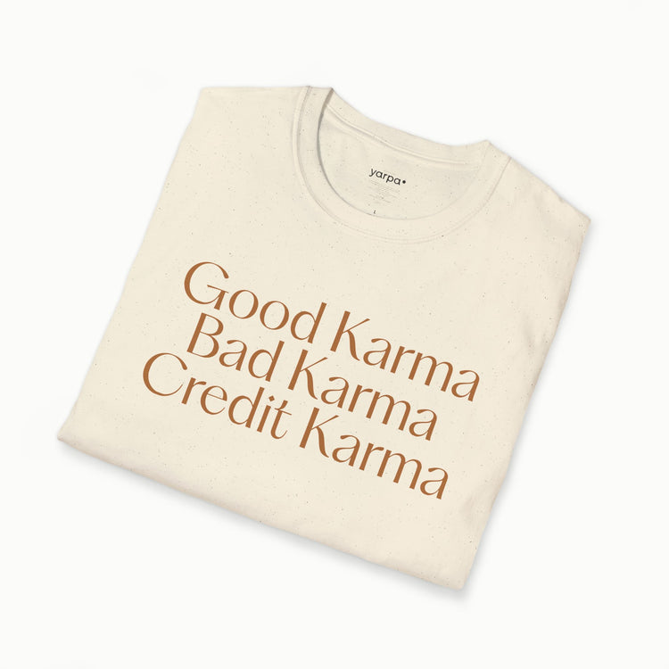 Gutes Karma. Schlechtes Karma. Kreditkarma.